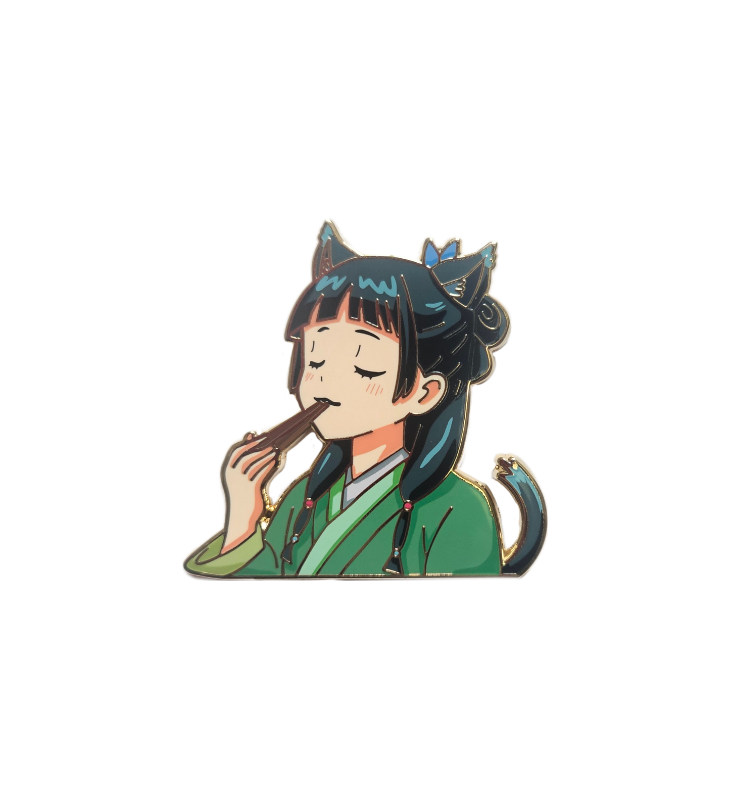 Maomao poison munchies enamel pin