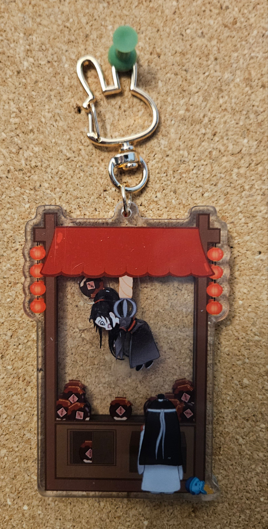 D Grade! Wei Wuxian emperors smile shaker acrylic keychain