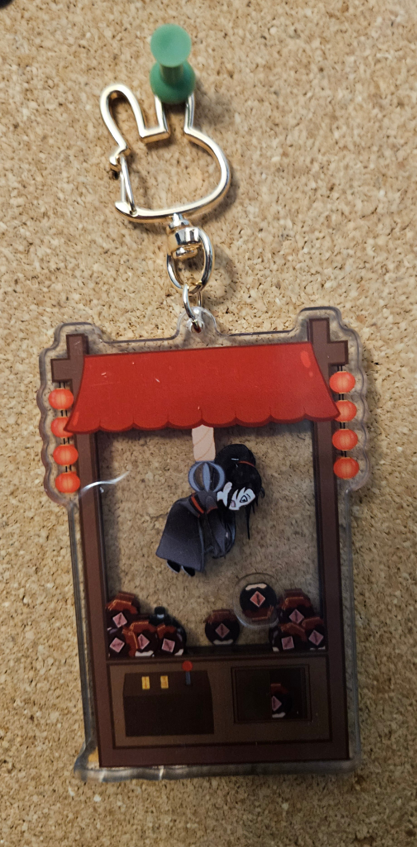 D Grade! Wei Wuxian emperors smile shaker acrylic keychain
