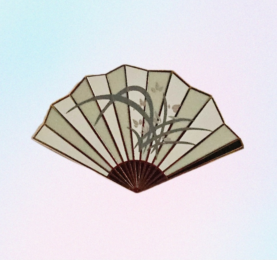 Nie huaisang fan enamel pin