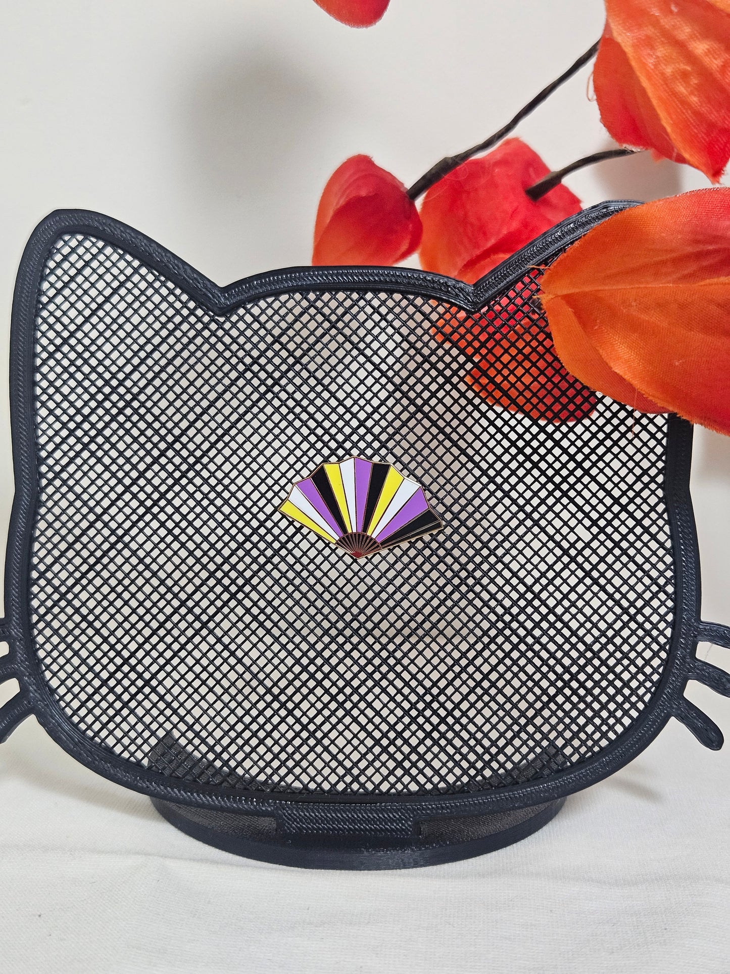 Nonbinary Pride Fan Filler Pin