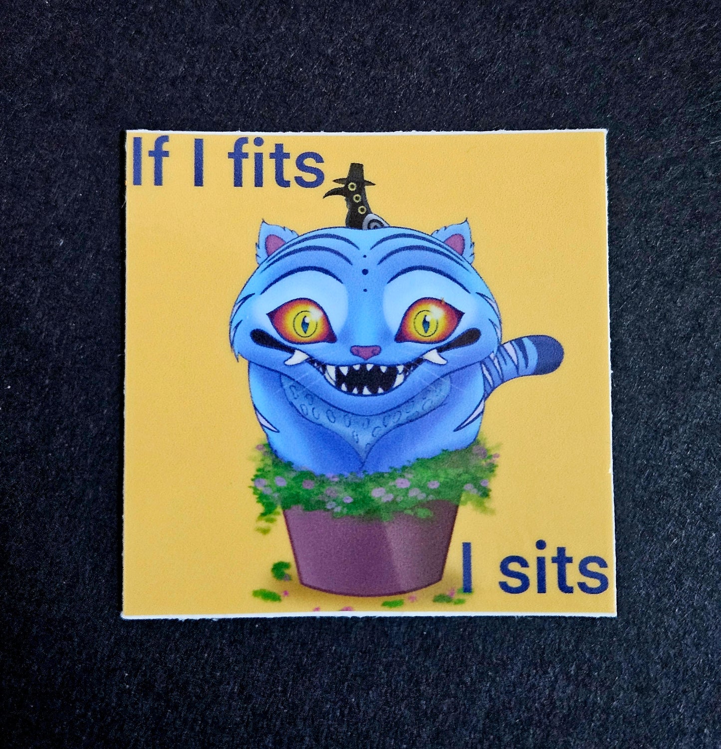 If I fits I sits derpy sticker