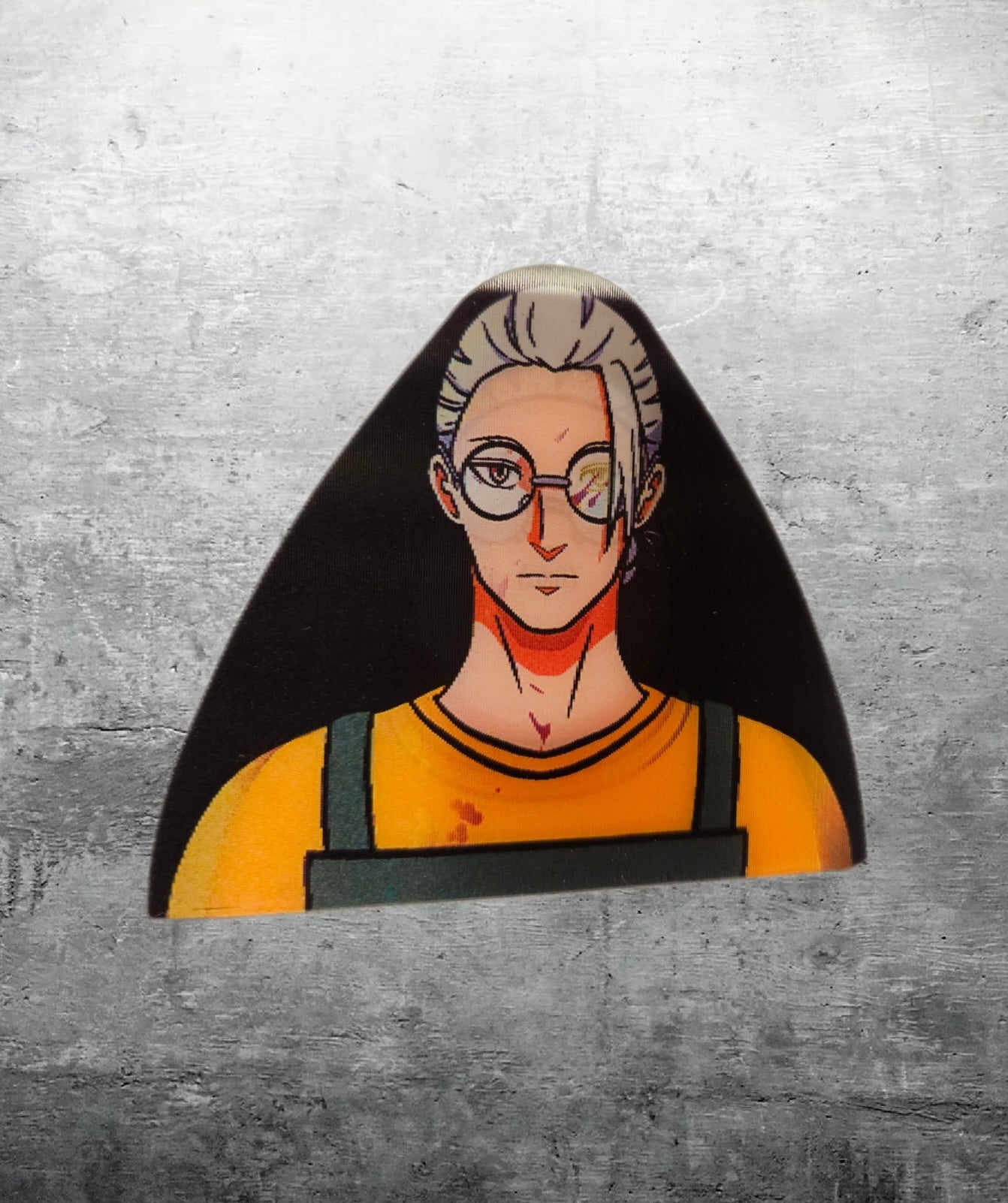 Sakamoto lenticular sticker