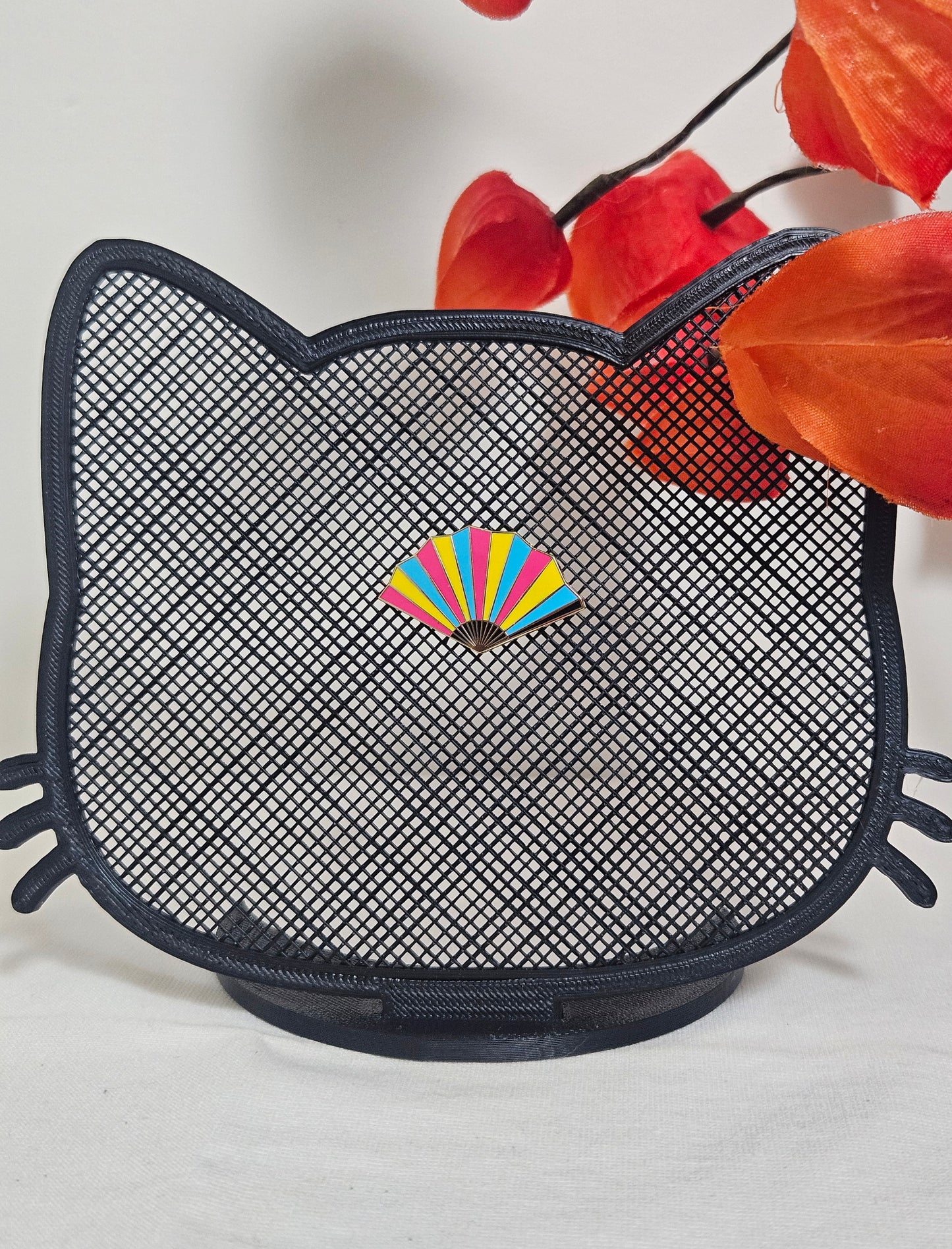 Pansexual Pride Fan Filler Pin
