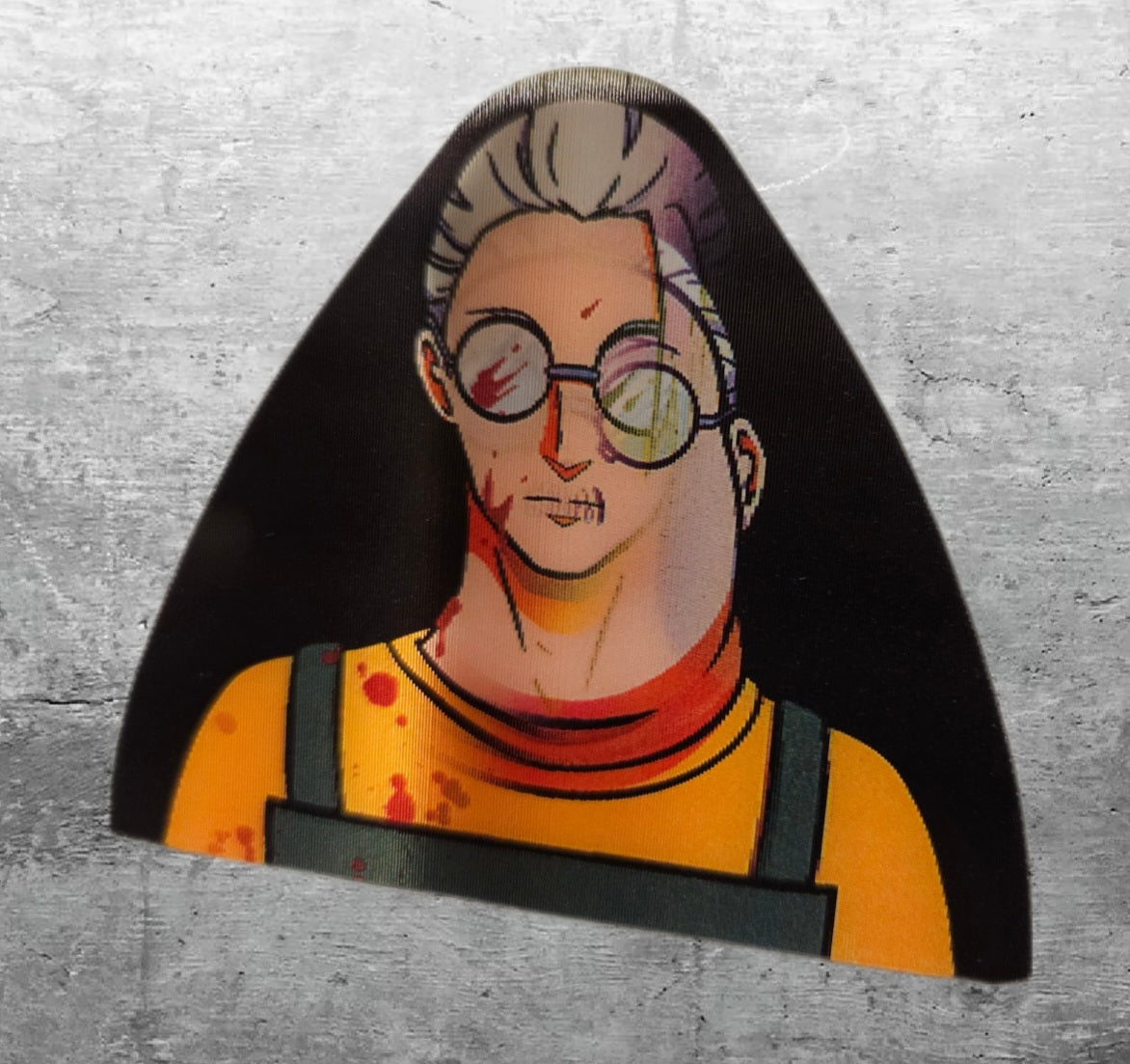 Sakamoto lenticular sticker