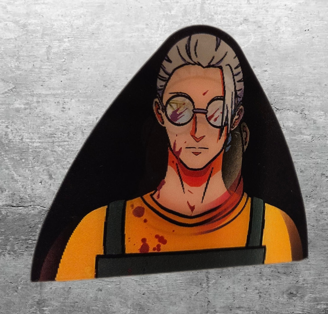 Sakamoto lenticular sticker