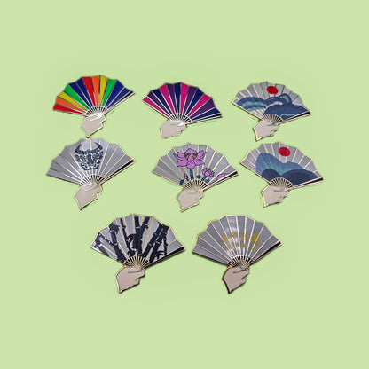 Nie Huaisang enamel pin magnetic fan attachments p4p