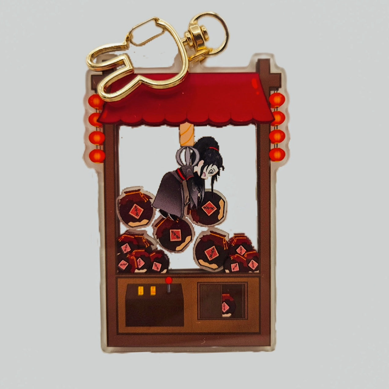 Wei Wuxian emperors smile shaker acrylic keychain