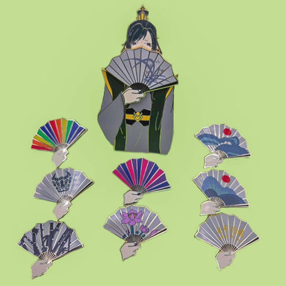 Nie Huaisang enamel pin magnetic fan attachments p4p