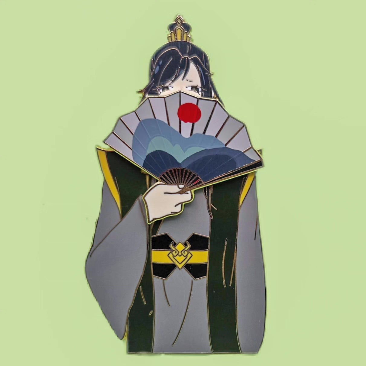 Nie Huaisang enamel pin magnetic fan attachments p4p