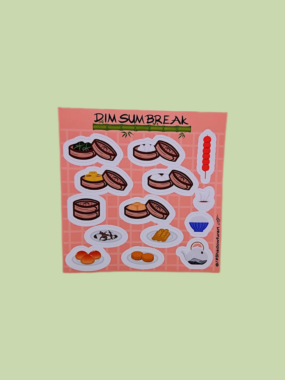 Dim Sum Sticky Notes Dim Sum Break sticker sheet – Shadowfurart