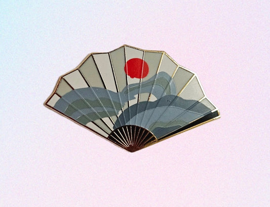 Fan(version 2 space) filler enamel pin