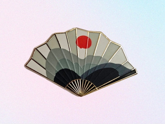 Mountains(v1 no space) filler enamel pin
