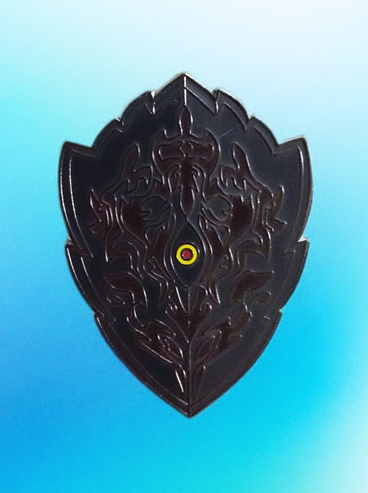 Curse shield enamel pin