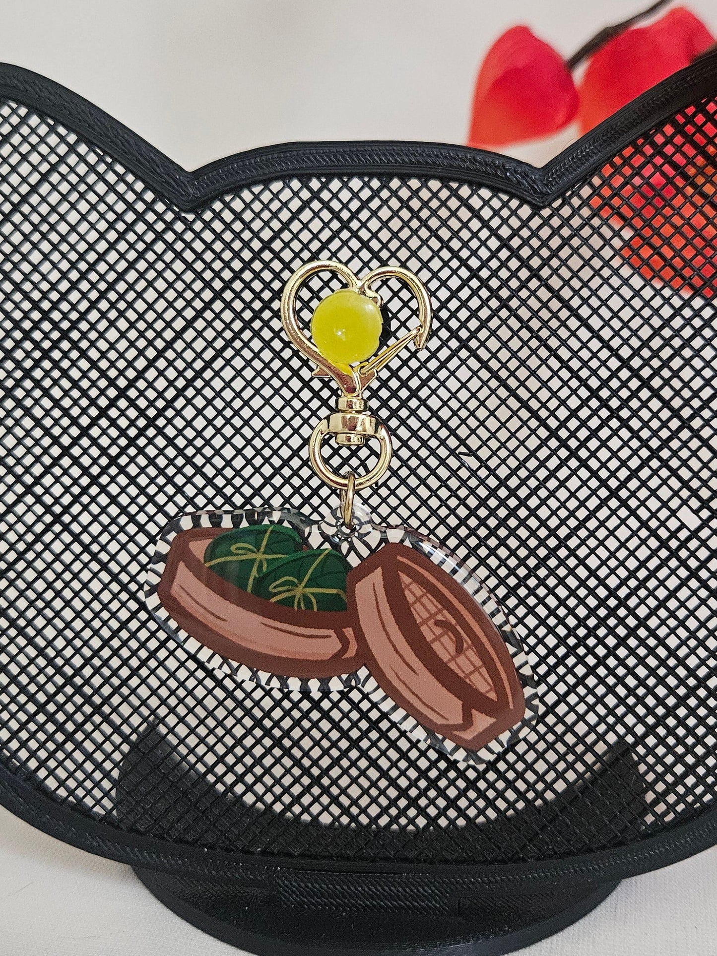 Dim sum Lo mai gai(sticky rice) acrylic keychain