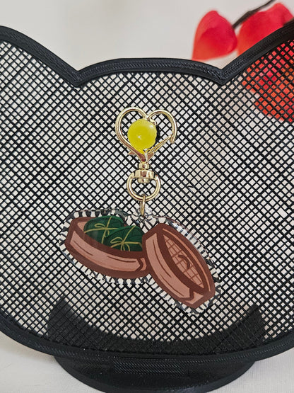 Dim sum Lo mai gai(sticky rice) acrylic keychain