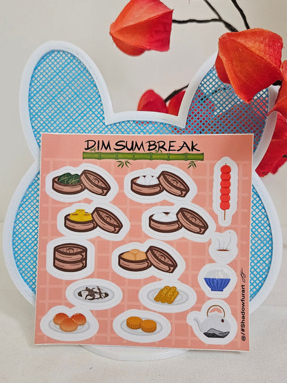 Dim Sum Break sticker sheet