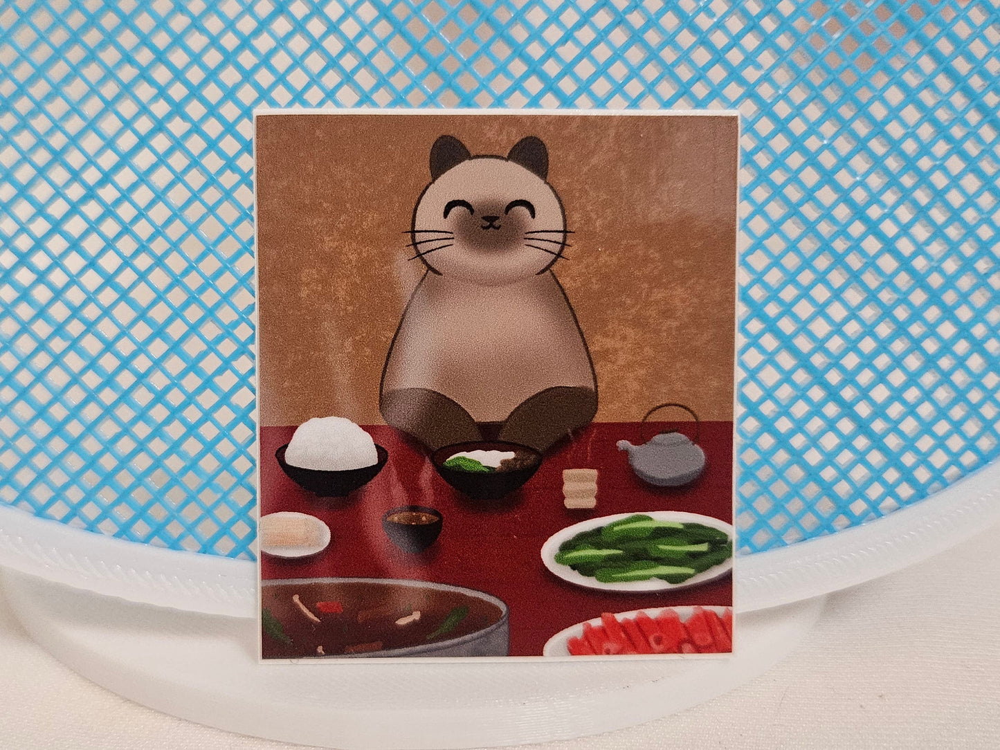 Hot pot cat sticker