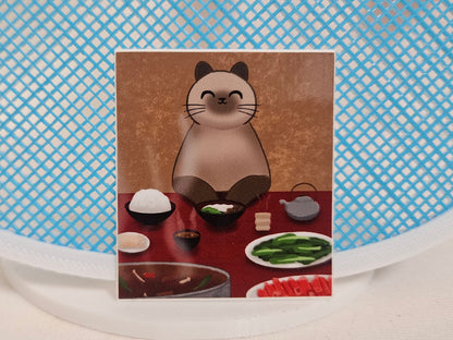 Hot pot cat sticker