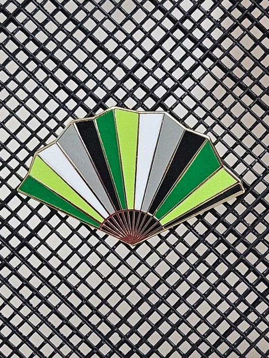 Aromantic Pride Fan Filler Pin