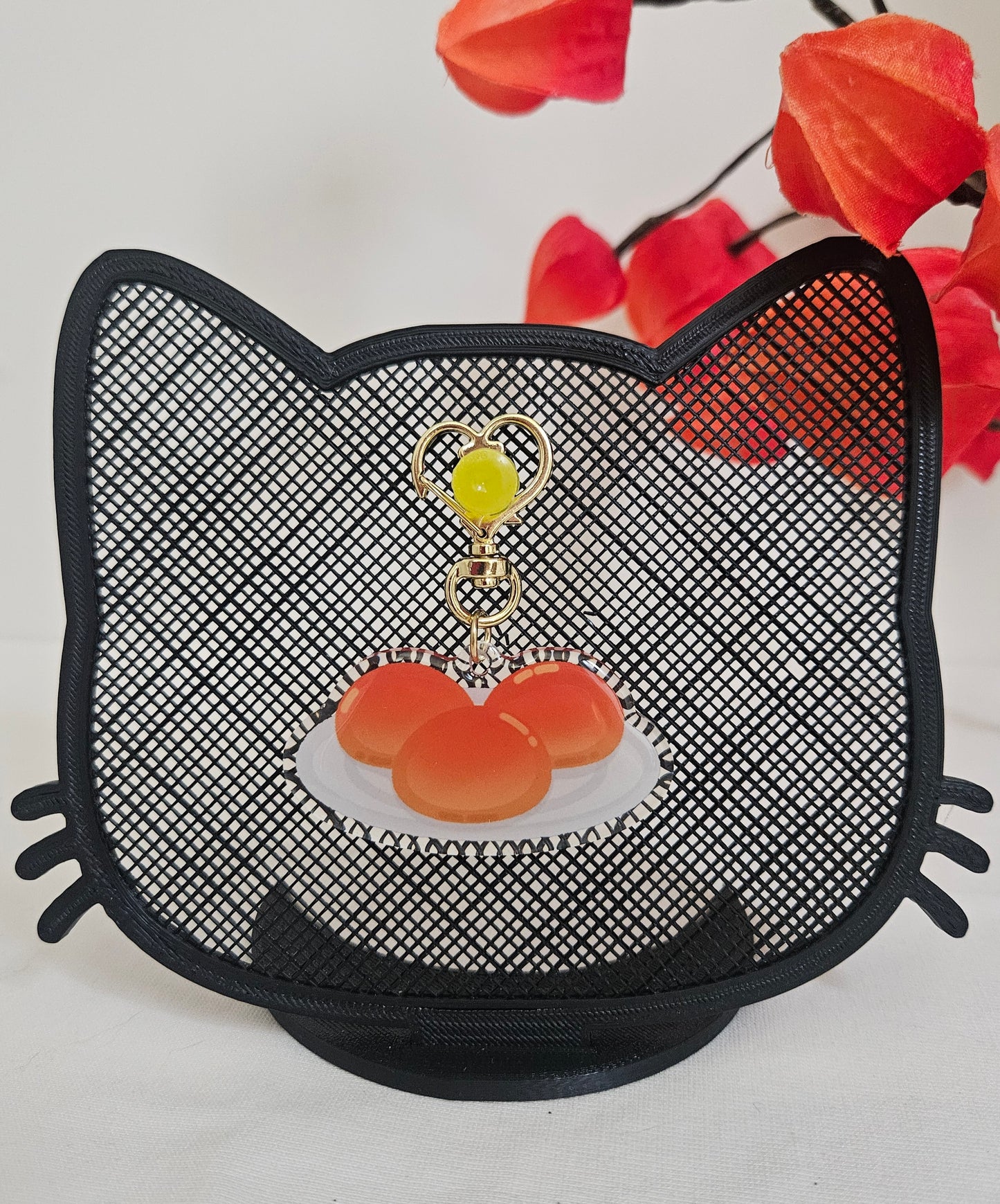 Dim sum char siu bao keychain