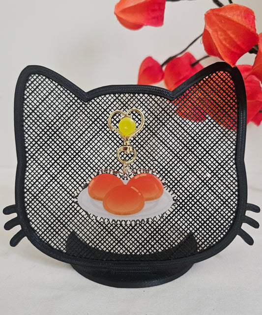 Dim sum char siu bao keychain