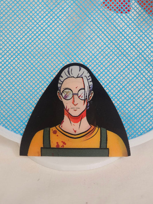 Sakamoto lenticular sticker