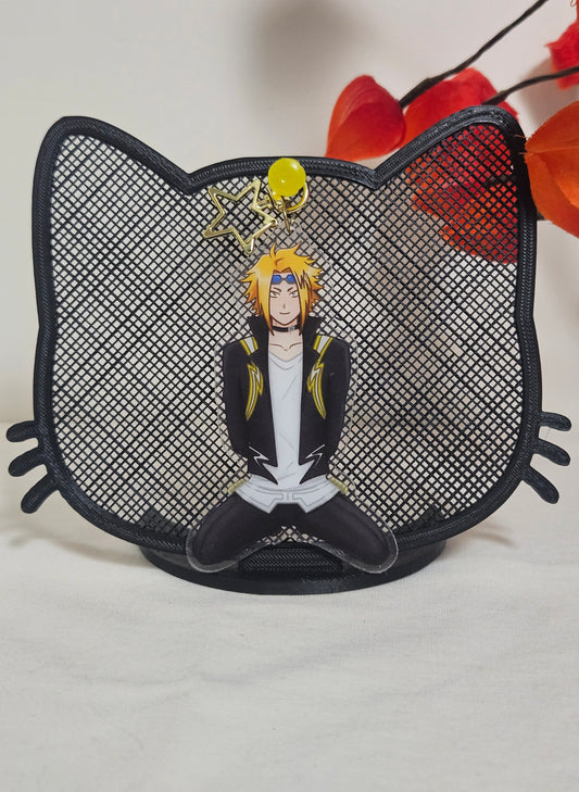 2 sided Denki Kaminari acrylic earphone wrap charm
