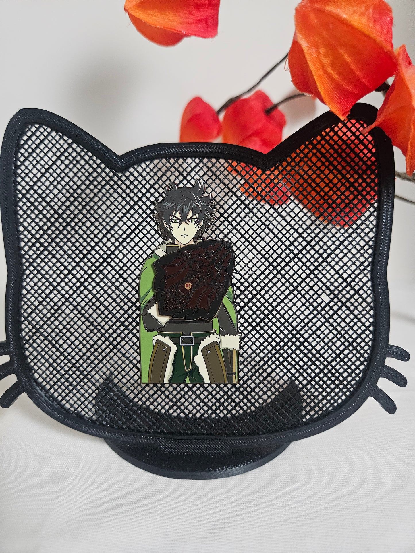 Naofumi Iwatani enamel pin swappable magnetic shields p4p