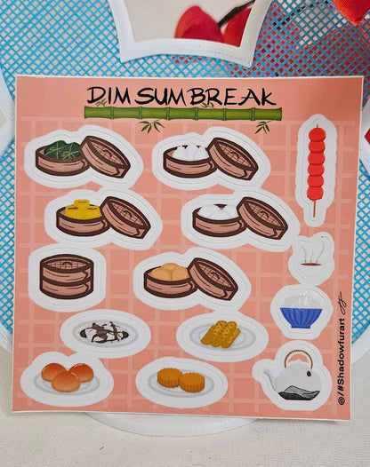 Dim Sum Break sticker sheet