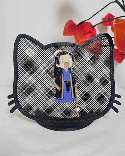 Jinshi chain cup enamel pin