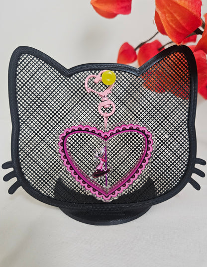 Hazbin hotel Angel dust spinning keychain