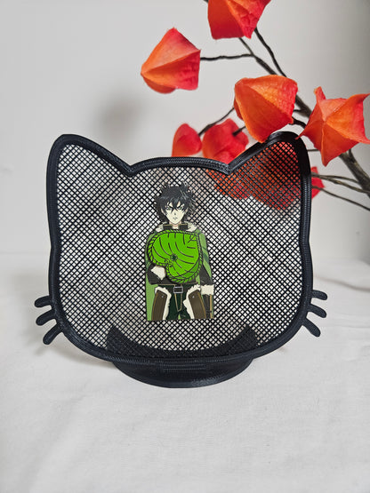 Naofumi Iwatani enamel pin w/ swappable magnetic shields(see other listing for shields)