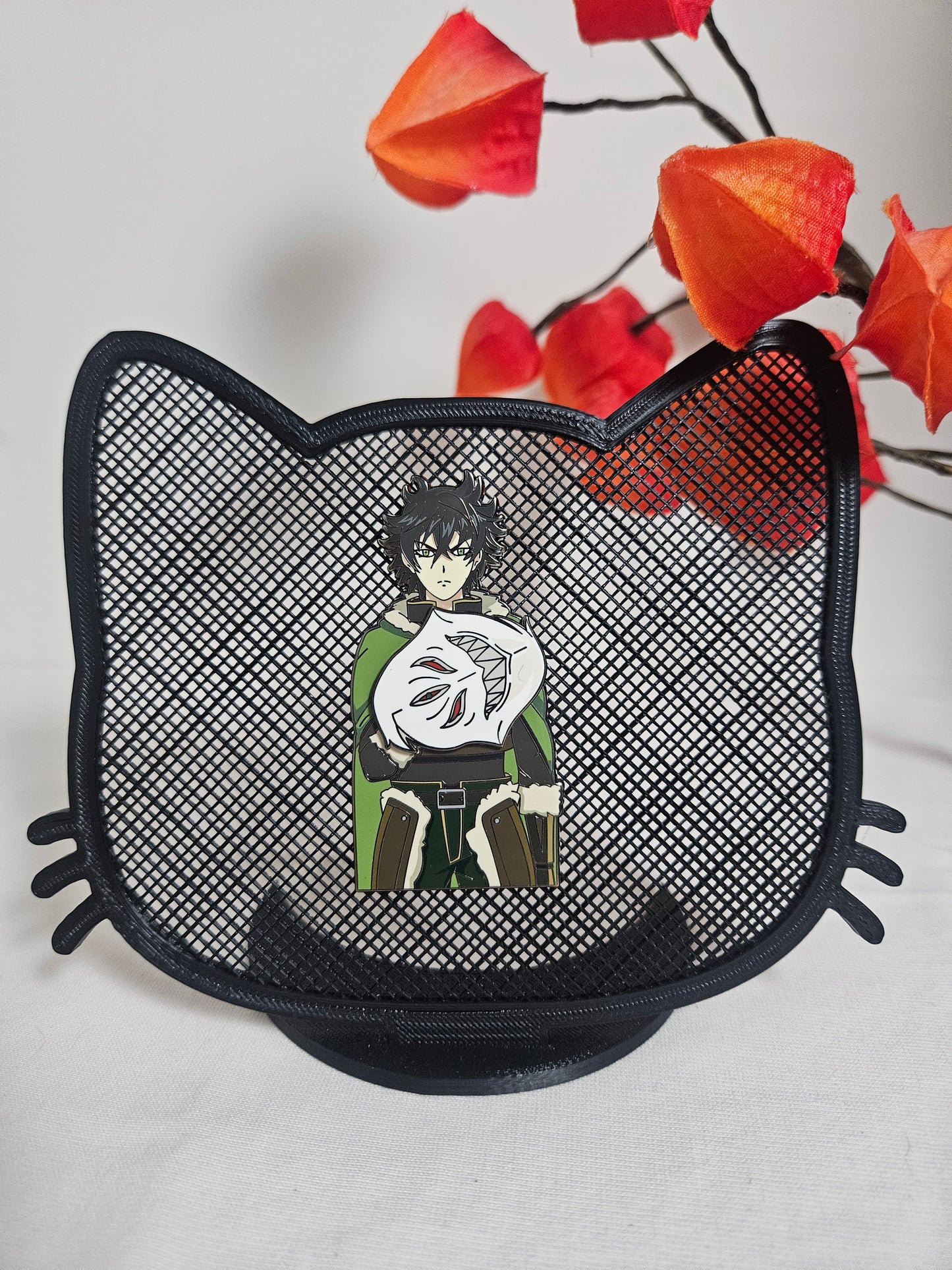 Naofumi Iwatani enamel pin swappable magnetic shields p4p