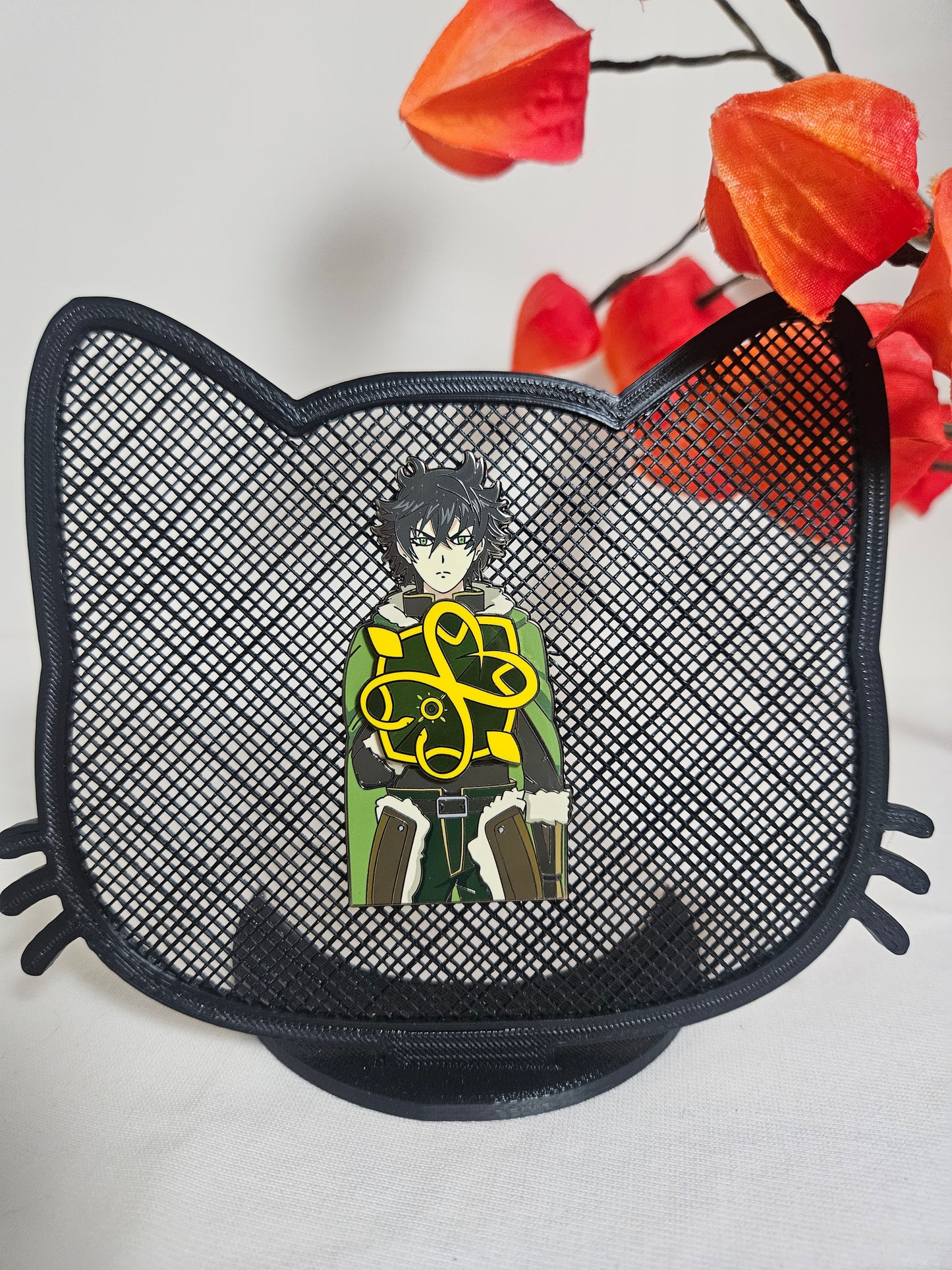 Naofumi Iwatani enamel pin swappable magnetic shields p4p