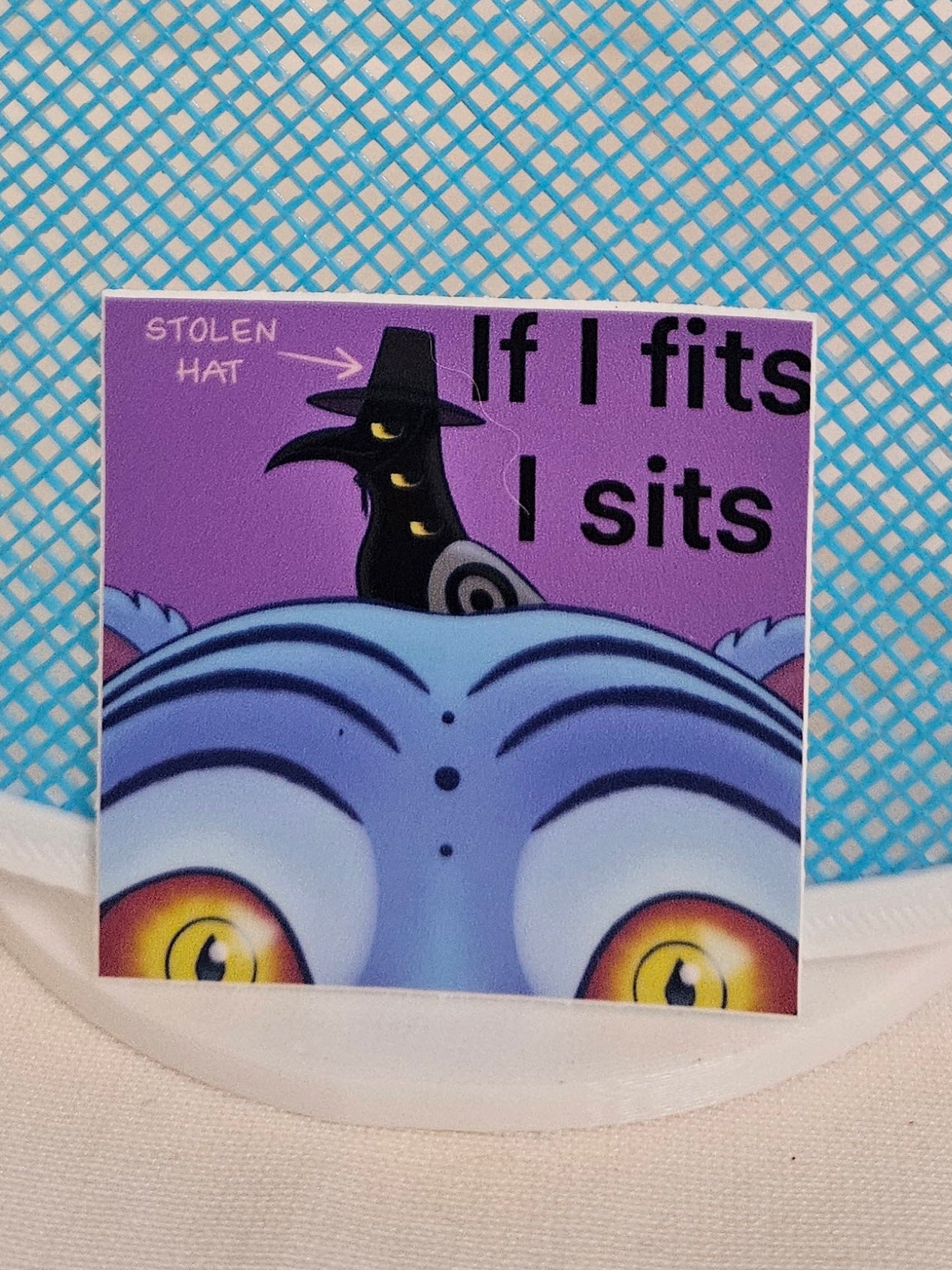 If i fits I sits sussie/sussy sticker