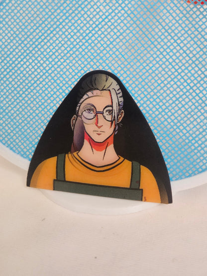 Sakamoto lenticular sticker