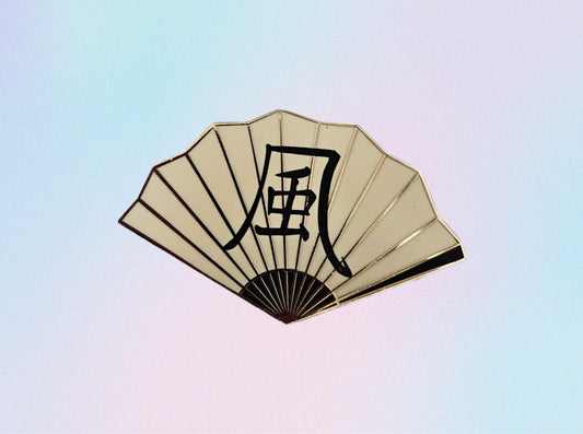 Wind master fan filler enamel pin