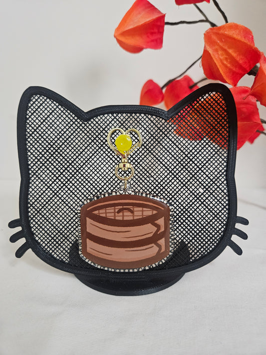 Dim sum steamer acrylic keychain