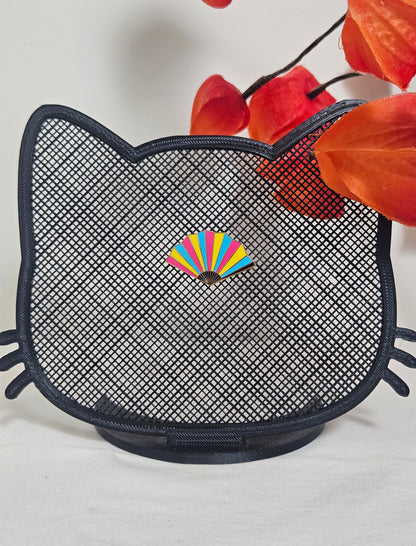 Pansexual Pride Fan Filler Pin