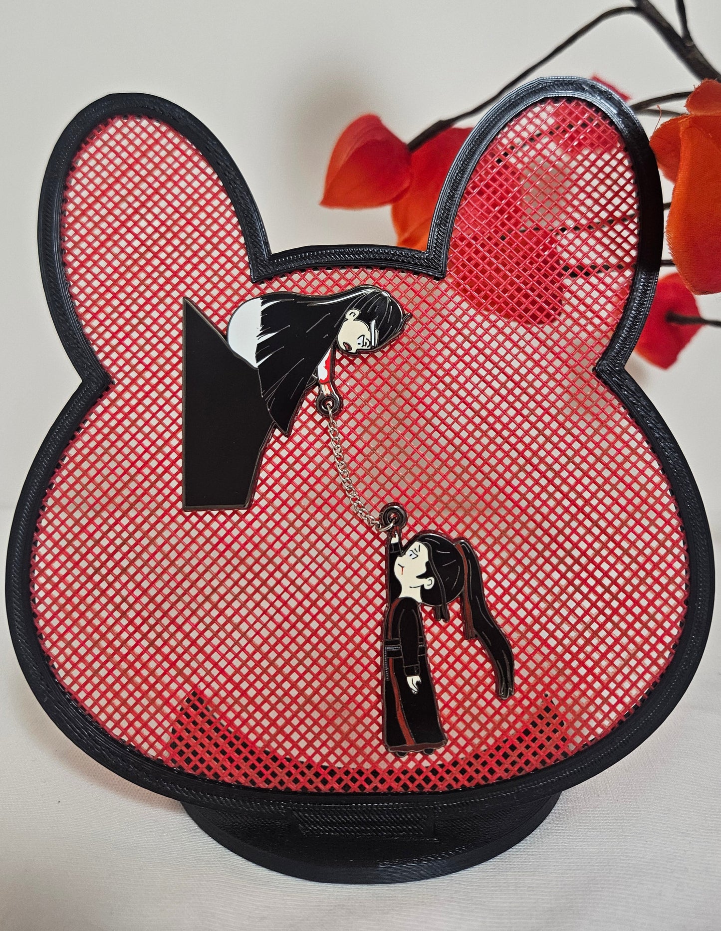 Wangxian cliff scene chain enamel pin