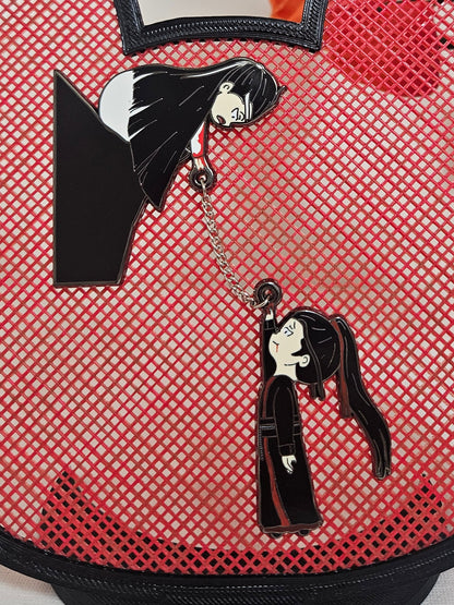 Wangxian cliff scene chain enamel pin