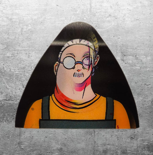 Sakamoto lenticular sticker
