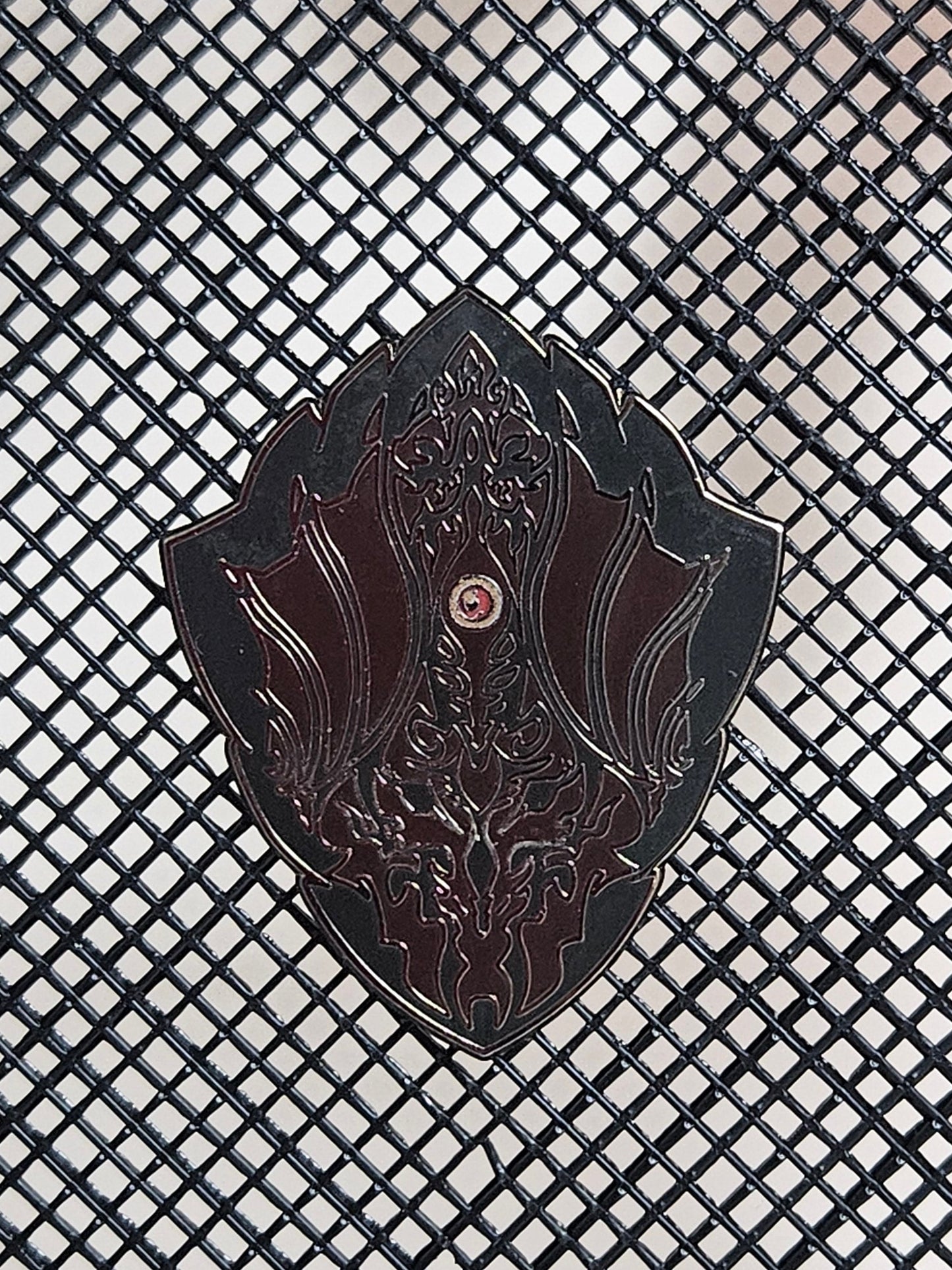 Wrath shield enamel pin