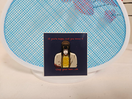 Clap your hands jin guangyao sticker