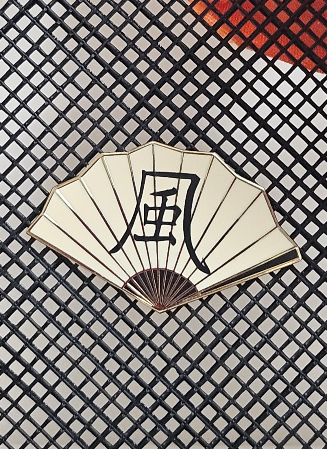 Wind master fan filler enamel pin