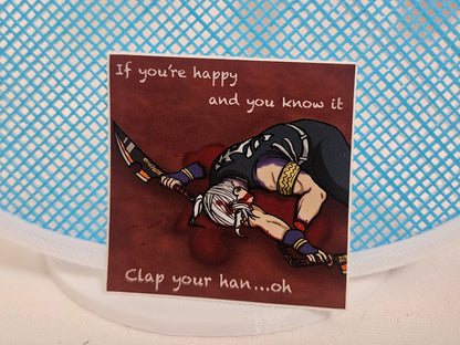 Tengen clap your hands sticker