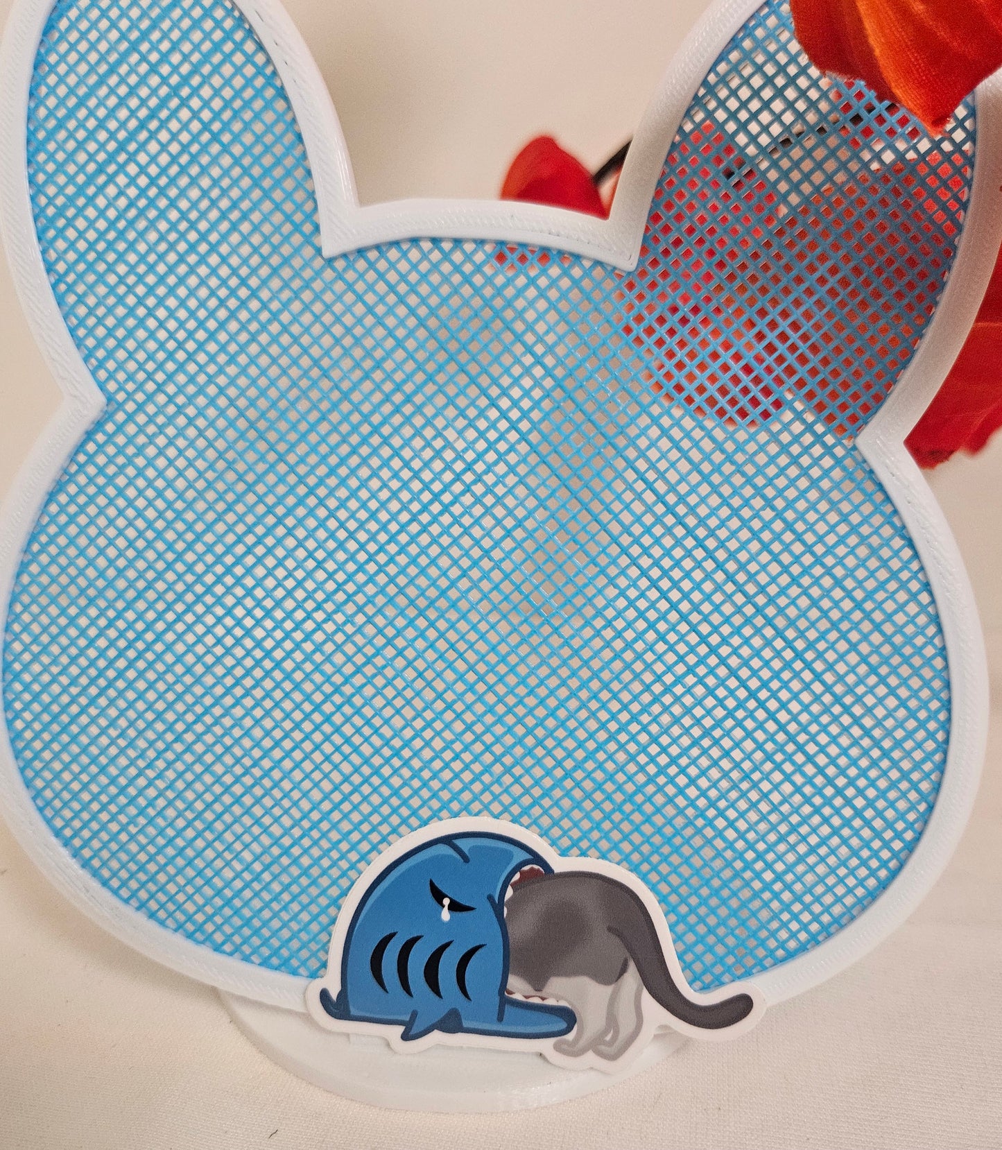 Shark bait cat sticker